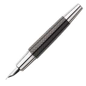 Faber-Castell E-Motion - Pluma con plumín tamaño M, color negro