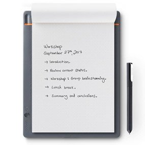 OTRAS HERRAMIENTAS INTERESANTES - Wacom Bamboo Slate - Cuaderno Digital Inteligente, Color Gris