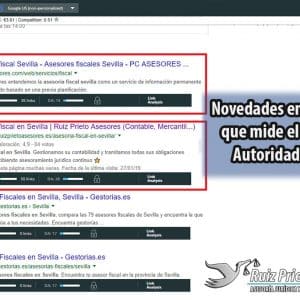 Novedades en el algoritmo que mide el Dominio de Autoridad DA (2019)