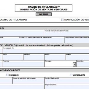 cambio de titularidad de vehículos